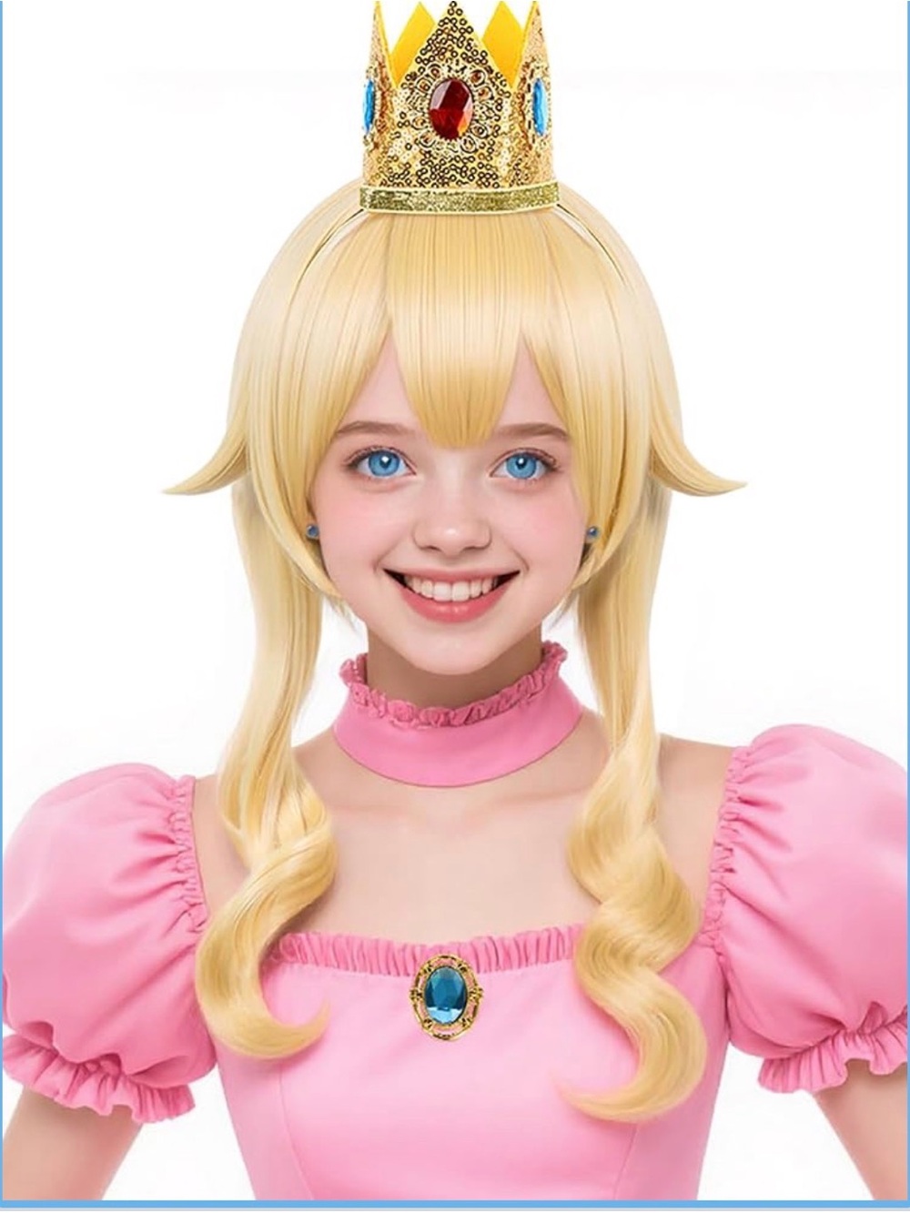 Blonde Long Wig Anime Style Blonde Cosplay Wig
